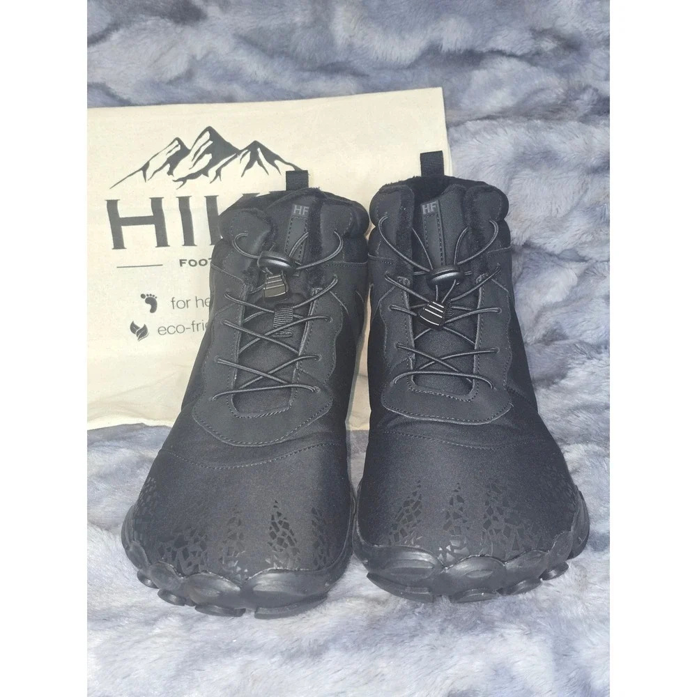NWT HIKE FOOTWEAR Men's Black Vindra Flex Water Resistant Barefoot  EU 46/ US 13
